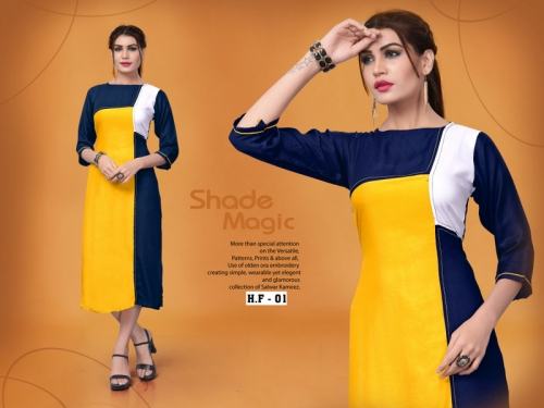 RAYON KURTI 1 by Heer Enterprise