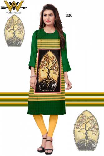 Trendy Crepe Kurti by Heer Enterprise