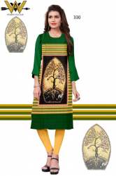 Trendy Crepe Kurti