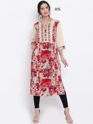 Women Crepe Kurti