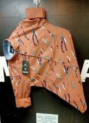 Collar Neck Cotton Printed Men Shirt by Mafiya 