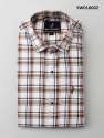 Collar Neck Checkered Cotton Mens Shirt