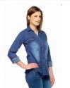 Ladies Blue Denim Shirt thumb 2