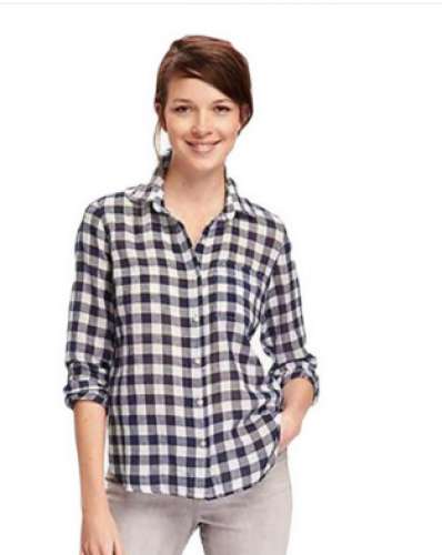 Ladies Casual Checks Shirt by G S A Enterprise