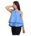 ladies-sleeveless-denim-top
