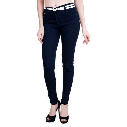 Girls Denim Plain Jeans by Gaurav Clothing Co