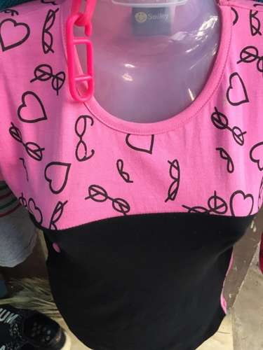 Designer Double Color Printed Top
