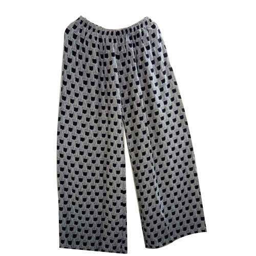 Black Printed Cotton Palazzo