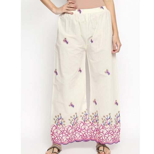 Full Bottom Embroidered Palazzo