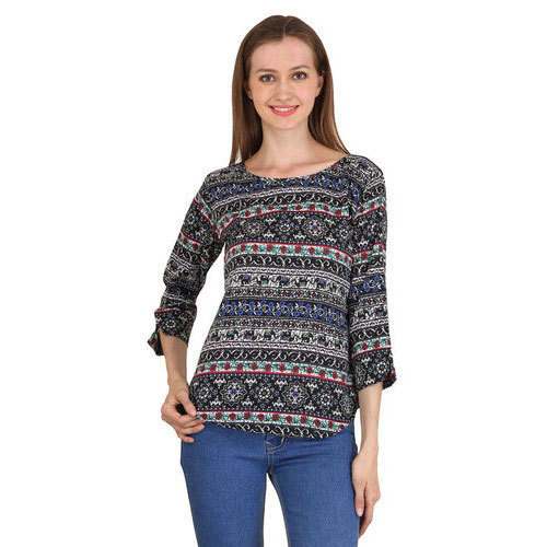 Girls Printed Full Sleeves Top 05