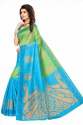 Ladies Casual Printed Bhagalpuri Silk Saree 10