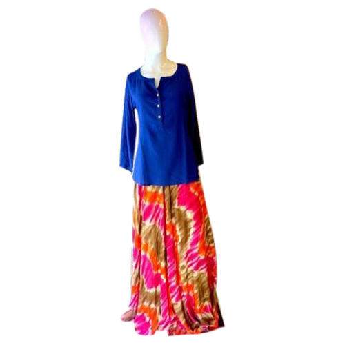 Ladies Short Kurti with Skirt by Veronica