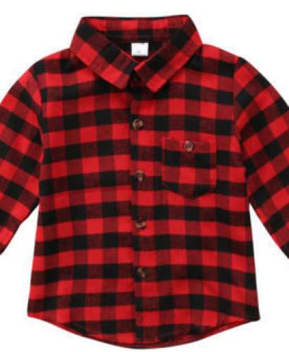 Kids Checked Shirt by MSR Tex Styless