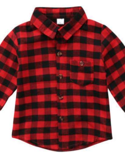 Kids Checked Shirt by MSR Tex Styless