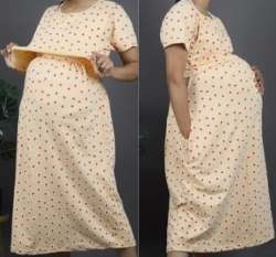 Maternity Nursing Gown