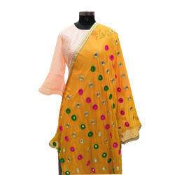 Designer Fulkari dupatta