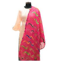 Embroidered Fulkari Dupatta