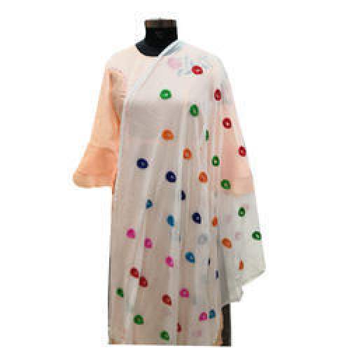 Phulkari Dupatta With Pearl Work