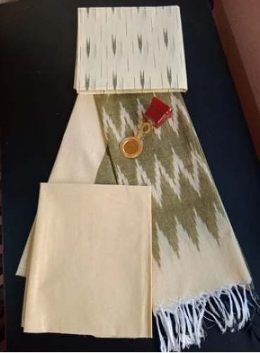 Handloom Ikkat Unstitch Dress Material
