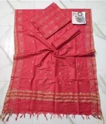 Katan Silk Weaving Handloom Dress Material