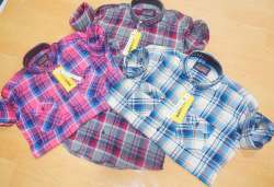 Colorful Linen Printed Checks Shirts