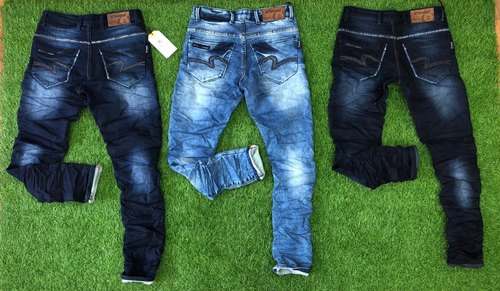Mens Denim Ripped Jeans by Luker