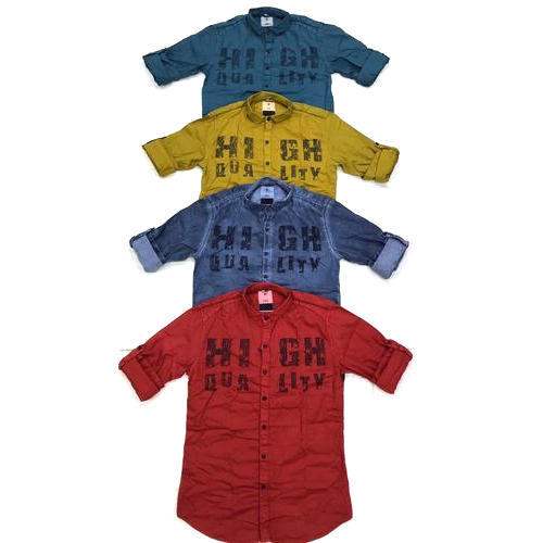 Kids Printed Cotton Shirt by Arbuda Garment