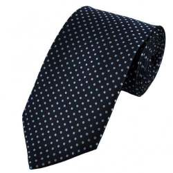 dotted print tie