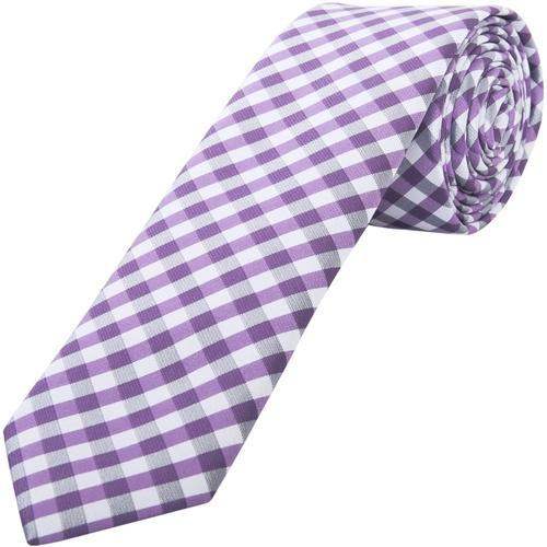 Mens checks tie