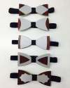 multi color wooden bow tie