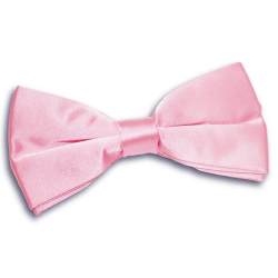 Silk plain bow tie