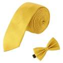 yellow color tie bow combo