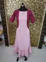 AW-518 PINK POCKET KURTI