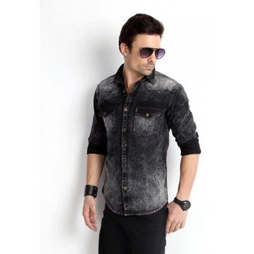 black shaded shirt