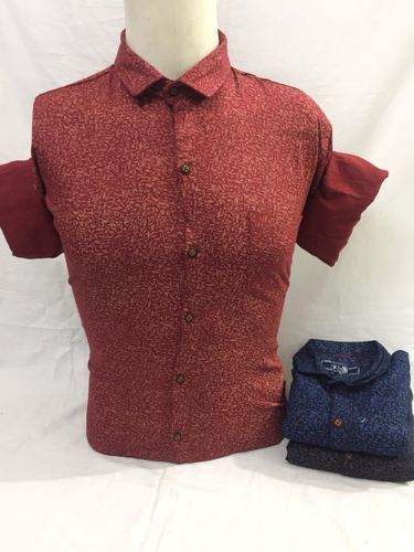 party wear print shirt by Mahadev Dresses