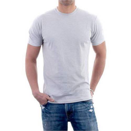 Men's Round Neck Cotton T-Shirt