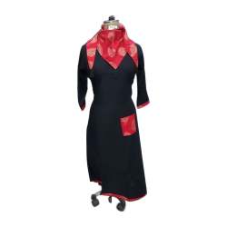 Ladies Red and Black Kurti