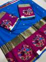 pure silk cotton sarees  thumb 5