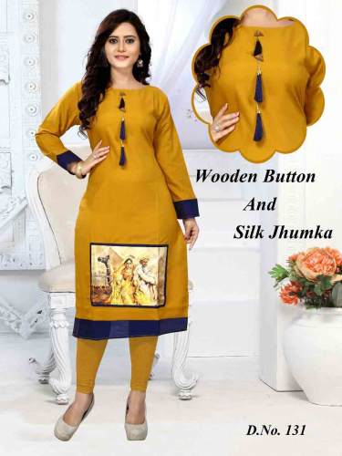 AT designer crepe kurti vol 1