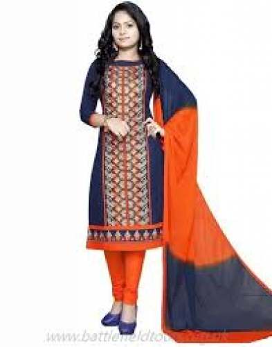 Laxuria Lady Cotton Embroidered Dress Material