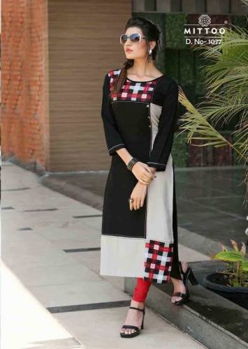 Daily wear heavy reyon kurti
