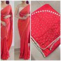 Designer paper silk saree