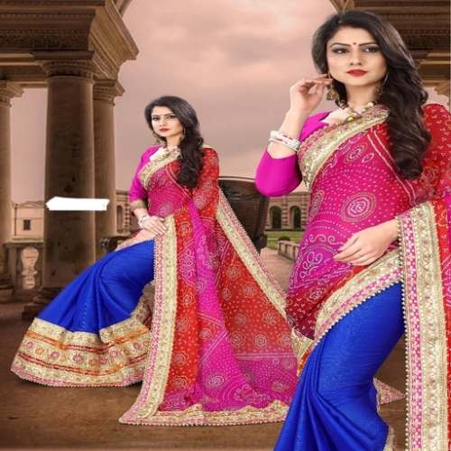 Dhruvi half designer saree
