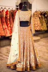 DJ heavy work bridal lehenga