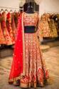 DJ heavy work bridal lehenga thumb 3