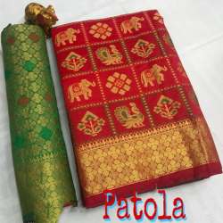 Elephant peacock patola