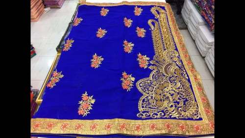 Fancy Embroidery Saree