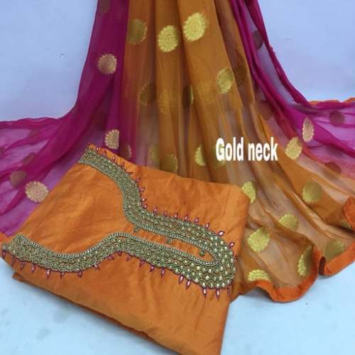 Golden neck Suit
