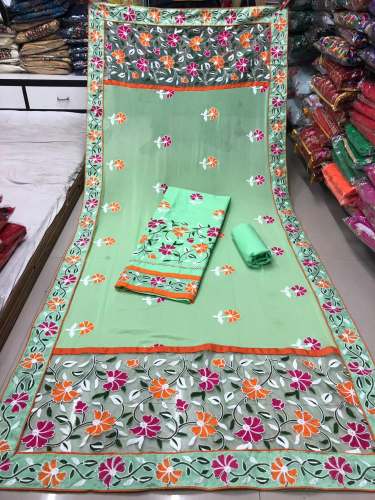 Heavy Embroidered Dress Material