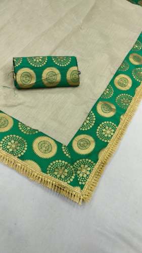 Rim-zim designer border saree